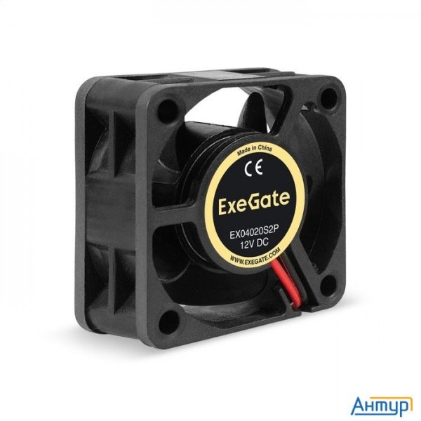 Exegate Ex294955rus Вентилятор 12В Dc Exegate Ex04020s2p (40x40x20 мм, Sleeve Bearing (подшипник ско