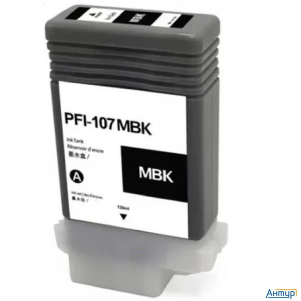Струйный картридж Nv Print Pfi-107mbk (nv-6704b001) Matte Black для Canon Imageprograf Ipf670/680/77