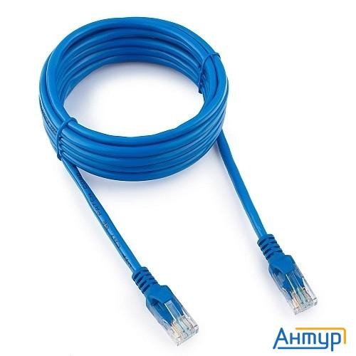 Cablexpert Патч-корд медный Utp Pp10-3m/b кат.5, 3м, литой, многожильный (синий)