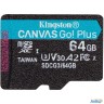 Флеш карта  Kingston 64gb Microsdxc Canvas Go Plus 170r A2 U3 V30 Single Pack W/o Adp Ean: 740617301
