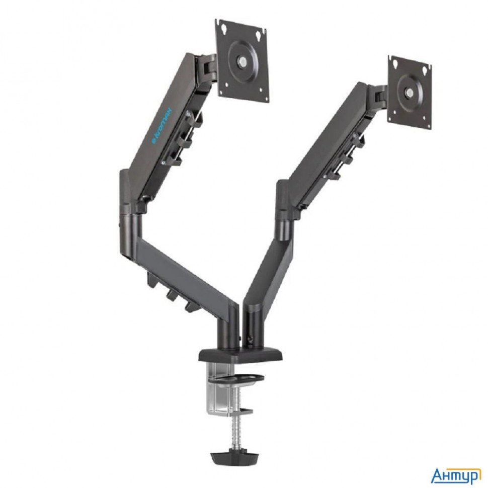 Kromax Office-14 черный 15"-32" макс.10кг настольный поворот и наклон