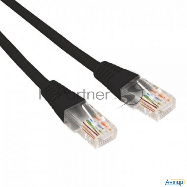 Патч-корд U/utp Rexant категория 6, Rj45-rj45, неэкранированный, 26awg, Lszh, черный, 0.3 м