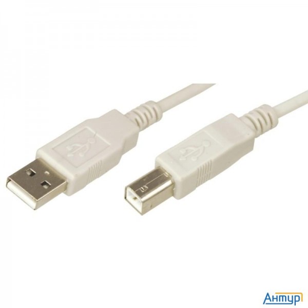 Rexant (18-1104) Кабель Usb-А– Usb-b, 2,4А, 1,8м, ПВХ, серый Rexant