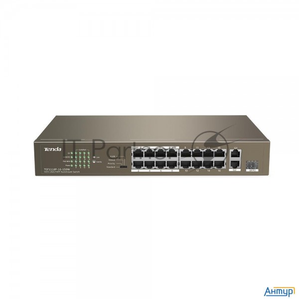 Коммутатор 16port Tef1118p-16-150w Tenda
