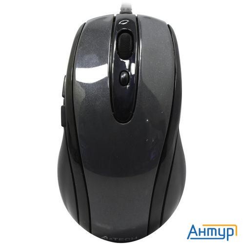 Мышь A4tech V-track Padless N-708x серый оптическая (1600dpi) Usb (6but) [603731]