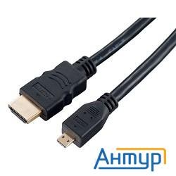 Perfeo Кабель Hdmi A вилка - Hdmi D (micro Hdmi) вилка, Ver.1.4, длина 2 м. (h1102)