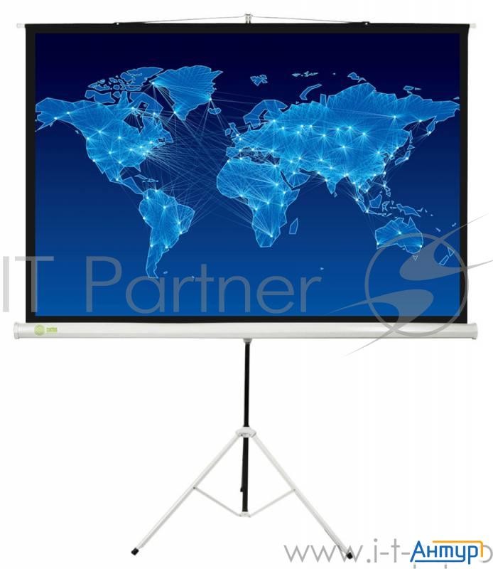 Экран Cactus 150x150см Triscreen Cs-pst-150x150 1:1 напольный рулонный белый