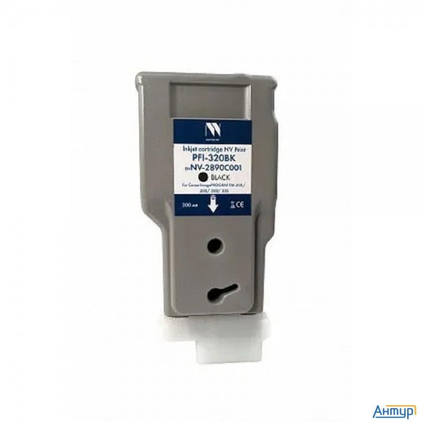 Струйный картридж Nv Print Pfi-320bk (nv-2890c001) Black для Canon Imageprograf Tm-200/205/300/305 (