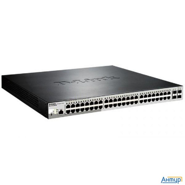 D-link Dgs-1210-52mp/me/b2a Proj Управляемый L2 коммутатор с 48 портами 10/100/1000base-t и 4 портам