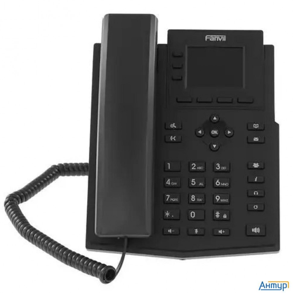Телефон Ip Fanvil X303g C б/п черный