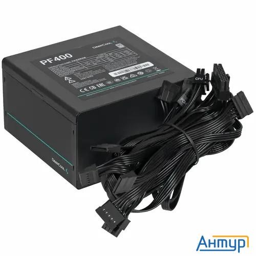 Блок питания Deepcool Atx 400w Pf400 80 Plus White 24+2x(4+4) Pin Apfc 120mm Fan 6xsata Rtl
