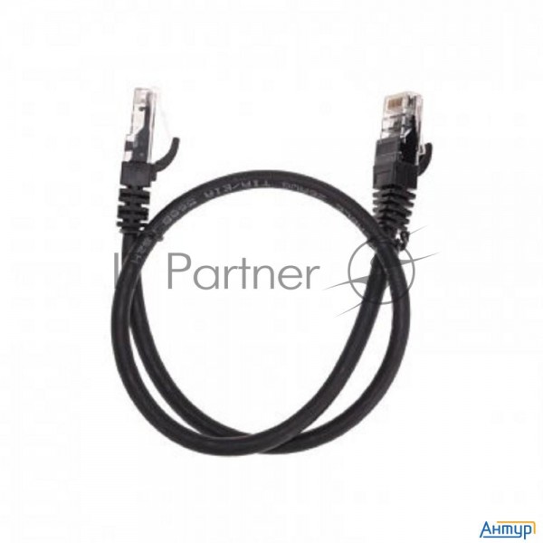 Патч-корд U/utp Rexant категория 6, Rj45-rj45, неэкранированный, 26awg, Lszh, черный, 0.5 м