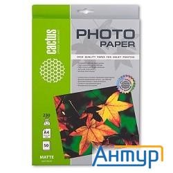 Фотобумага Cactus Cs-ma423050 матовая, A4, 230 г/м2, 50 листов