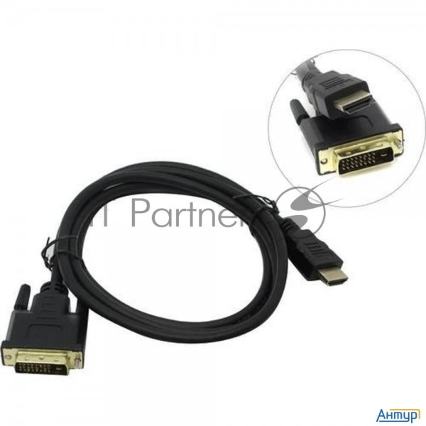 Кабель Exegate Ex284906rus  Hdmi-dvi Exegate Ex-cc-hdmim-dvim-2.0 (19m/25m, Dual Link, 2м, 2 фильтра
