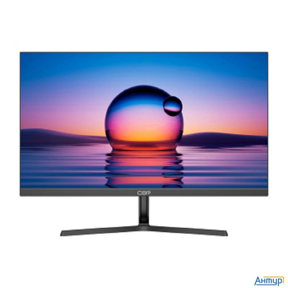 Cbr Lcd Монитор 27" Q27f100, Ips, Fhd 1920x1080, 100Гц, 1*hdmi, 1*vga, внешний БП, черный, кабель 1*