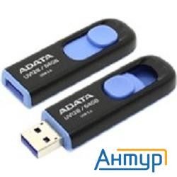 A-data Flash Drive 64gb Uv128 Auv128-64g-rbe {usb3.0, Black/blue}
