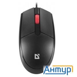Defender Delta Mm-523 { Проводная оптическая мышь,черн,3d,бесшумная,1,8м } [52523]