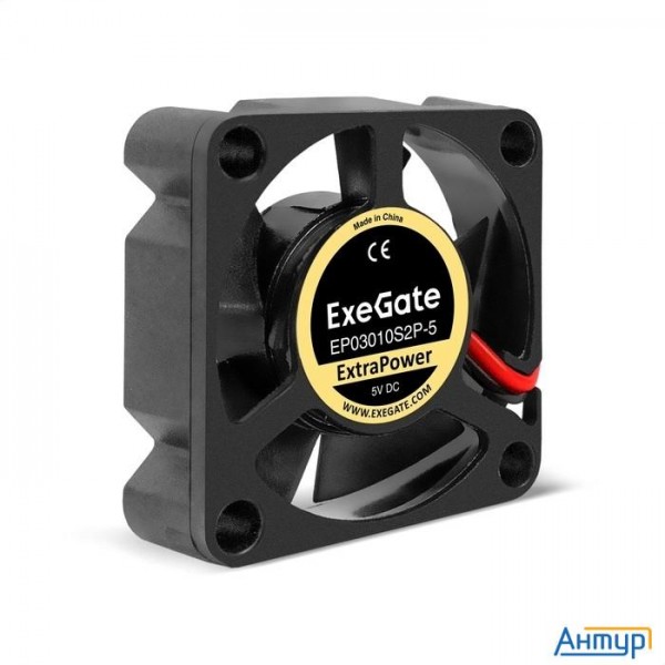 Exegate Ex295191rus Вентилятор 5В Dc Exegate Extrapower Ep03010s2p-5 (30x30x10 мм, Sleeve Bearing (п