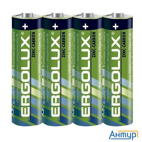 Ergolux R 6   Sr4 (r6sr4 батарейка,1.5В) (4 шт. в уп-ке)