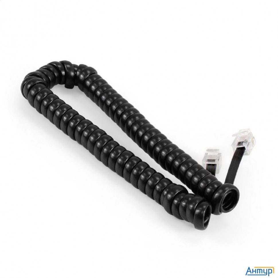 Exegate Ex298383rus Патч-корд телефонный Exegate Tc4p4c-2m (шнур для телефонной трубки, витой, Rj-10