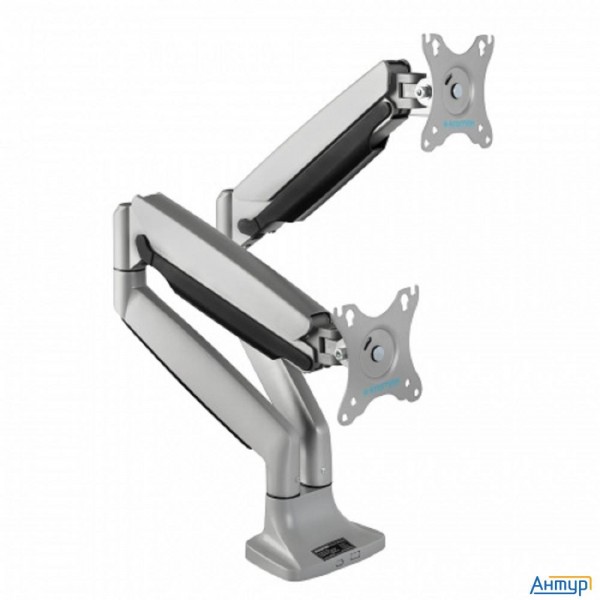Kromax Office-22 Silver Настольный кронштейн для мониторов 17"-35" (до 2x15 кг)