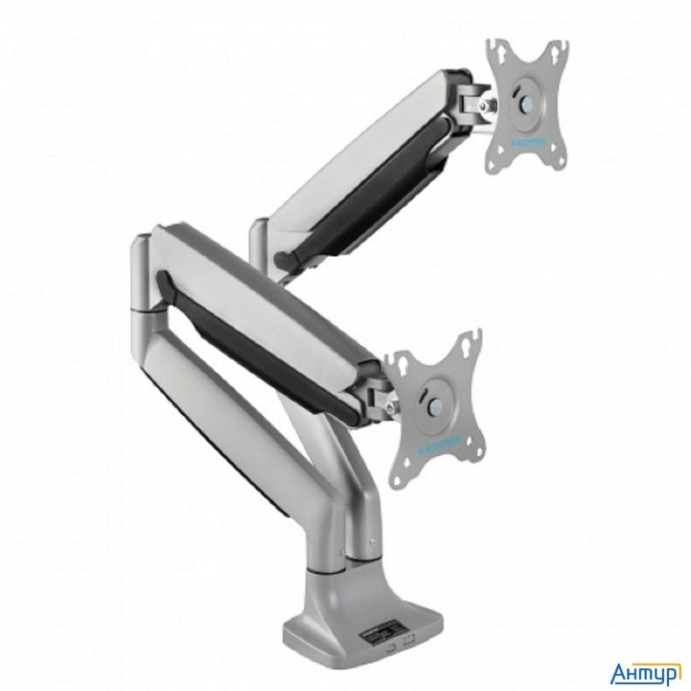 Kromax Office-22 Silver Настольный кронштейн для мониторов 17"-35" (до 2x15 кг)