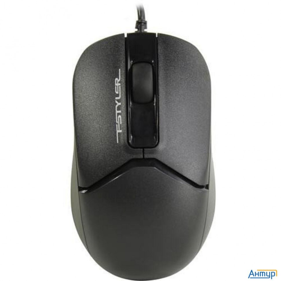 Мышь A4tech Fstyler Fm12 черный оптическая (1200dpi) Usb (3but)