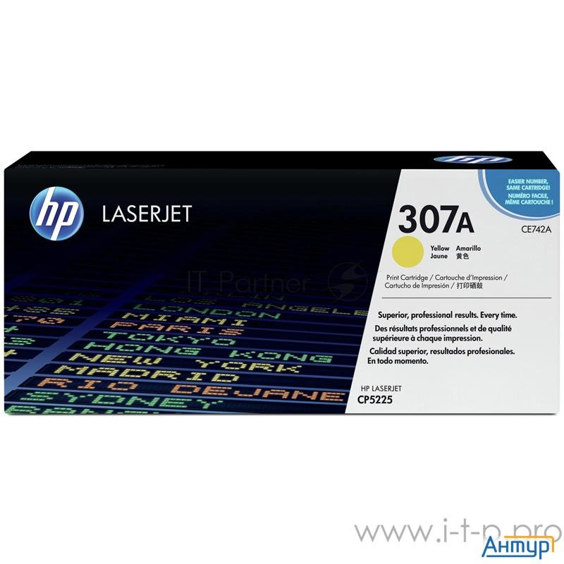 Ce742a Hp Картридж Color Lj Cp5225, желтый