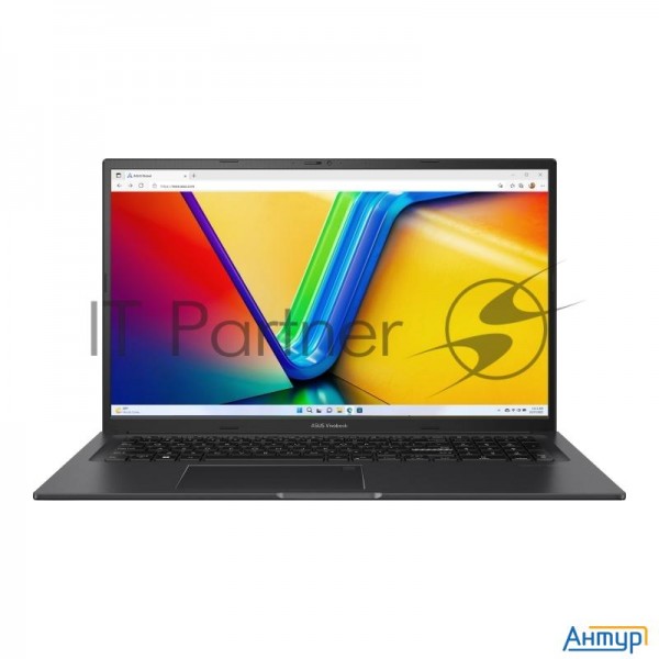 Ноутбук 17.3" Ips Fhd Asus K3704va-au051 Black (core I5 13500h/16gb/512gb Ssd/vga Int/noos) (90nb109