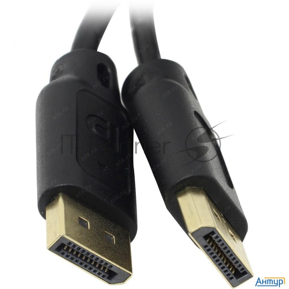 Кабель Exegate Ex284913rus  Displayport (20m-20m) 3.0м Exegate <ex-cc-dp-3.0> V1.2, позол. контакты