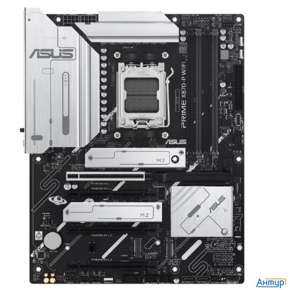 Asus Prime X870-p Wifi (socket Am5, Atx, 4xddr5(256gb), Hdmi 2.1, 1xpcie 5.0x16/3xpcie 4.0x16, 1xlan