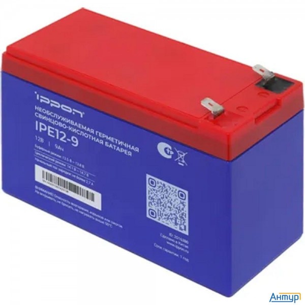 Ippon Батарея Ipe12-9 12В 9Ач {2016380}