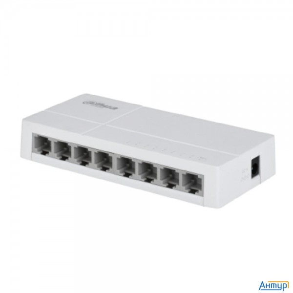 Dahua Dh-sf1008l 8-портовый неуправляемый коммутатор, 8x10/100 Base-t, коммутация 1.6 Гбит/с, Mac-та