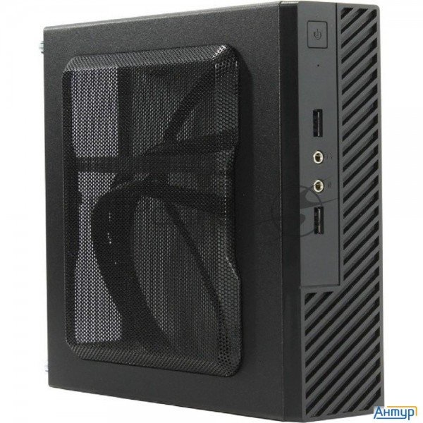 Корпус Slim Case Powerman Me100s-bk Front Fan 4cm, 120w Adapter, Mini Itx, Vesa