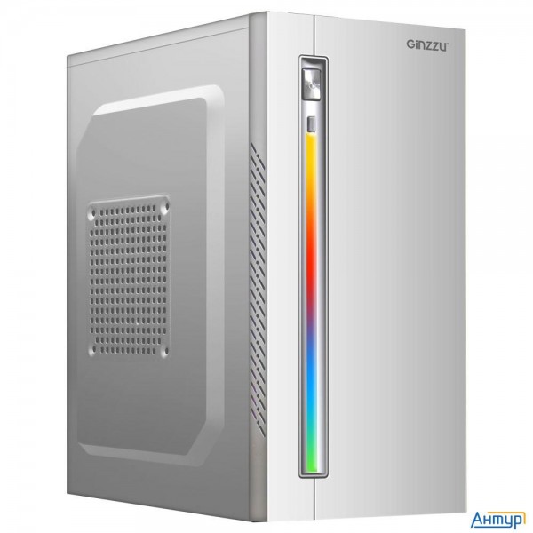 Ginzzu D380 Rgb White W/o Psu