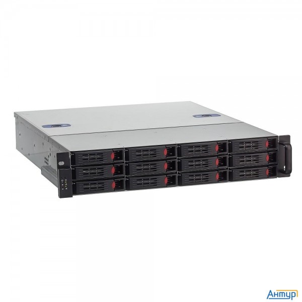 Exegate Ex281297rus Серверный корпус Exegate Pro 2u550-hs12 <rm 19",  высота 2u, глубина 550, БП 1u-