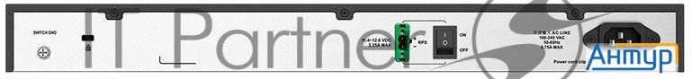 Коммутатор  D-link Dgs-3000-28x/b, L2 Managed Switch With 24 10/100/1000base-t Ports And 4 10gbase-x
