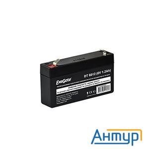 Exegate Ex282944rus Аккумуляторная батарея Dt 6012 (6v 1.2ah, клеммы F1)