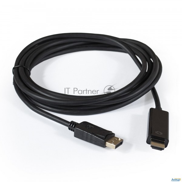 Кабель Exegate Ex284915rus  Displayport-hdmi Exegate Ex-cc-dp-hdmi-1.8 (20m/19m, 1,8м, экран)