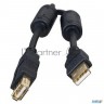 Кабель Defender Pro Usb 2.0 кабель удлинительный 1.8м Am/af , зол.конт, 2фер.фил. (87429)