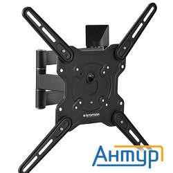 Kromax Optima-406 Grey {Кронштейн для Led/lcd телевизоров 22"-65", Max 40 кг, настенный, 5 ст свобод