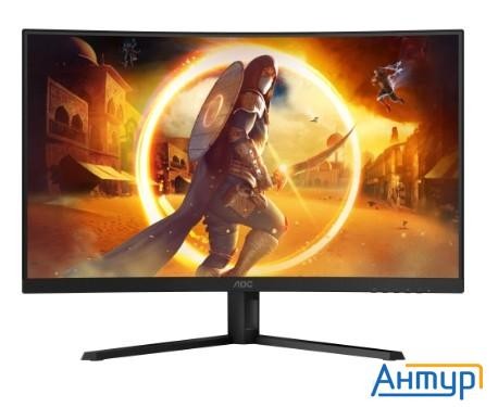 Lcd Aoc 31.5" Cq32g4ve Black {va Curved 2560x1440 180hz 0.5ms 178/178 300cd 2xhdmi2.0 Displayport1.4