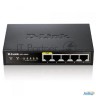 Неуправляемый коммутатор  D-link  Des-1005p/b1a с 5 портами 10/100base-tx (1 порт с поддержкой Poe)