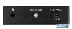 Неуправляемый коммутатор  D-link  Des-1005p/b1a с 5 портами 10/100base-tx (1 порт с поддержкой Poe)