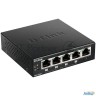 Неуправляемый коммутатор  D-link  Des-1005p/b1a с 5 портами 10/100base-tx (1 порт с поддержкой Poe)