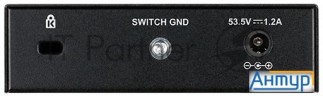 Неуправляемый коммутатор  D-link  Des-1005p/b1a с 5 портами 10/100base-tx (1 порт с поддержкой Poe)