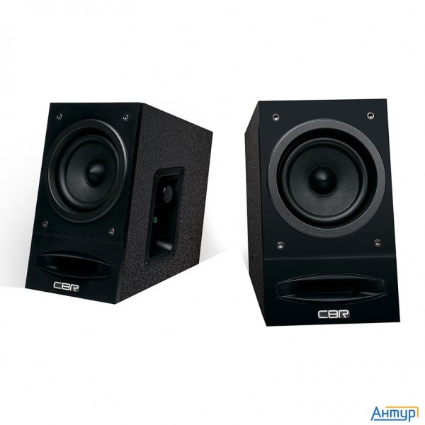 Cbr Cms 590 Black, Акустическая система 2.0, питание 220 В, 2х5 Вт (10 Вт Rms), материал корпуса Mdf