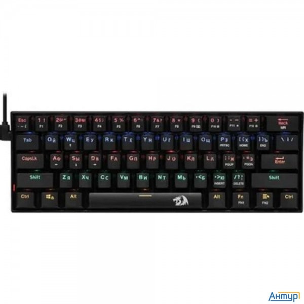 Redragon Механическая клавиатура Lakshmi Ru,радужная,тихая [78119]