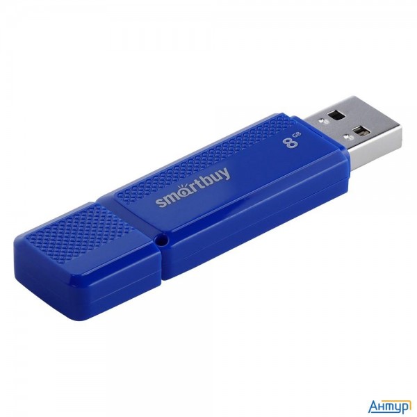Smartbuy Usb Drive 8gb Dock Blue (sb8gbdk-b) Ufd 2.0