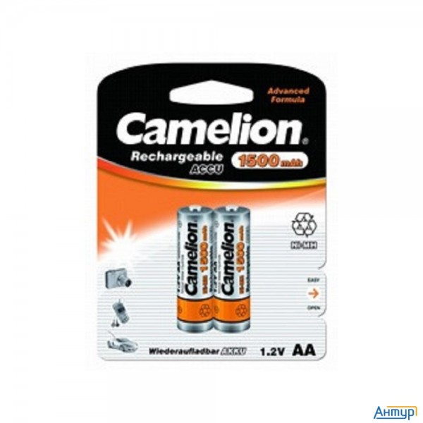 Camelion   Aa-1500mah Ni-mh Bl-2 (nh-aa1500bp2, аккумулятор,1.2В)  (2 шт. в уп-ке)